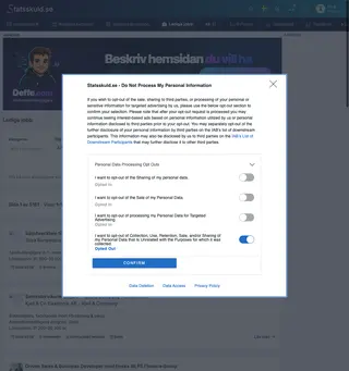 Statsskuld.se platform preview