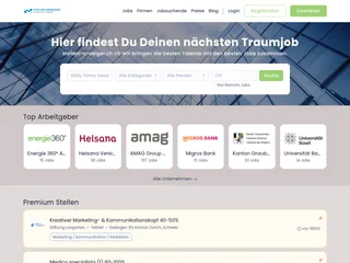 Stellen-Anzeiger.ch platform preview