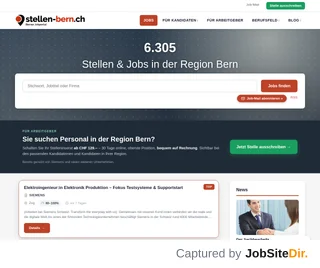 Stellen Bern platform preview