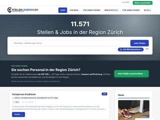 Stellen Zürich screenshot preview