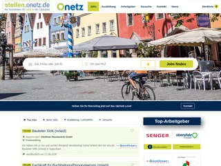 stellen.onetz.de screenshot preview