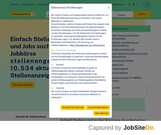 Stellenangebote.io platform preview