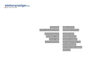 Stellenanzeiger.ch platform preview