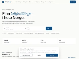 StillingerLedig.no screenshot preview StillingerLedig.no screenshot preview