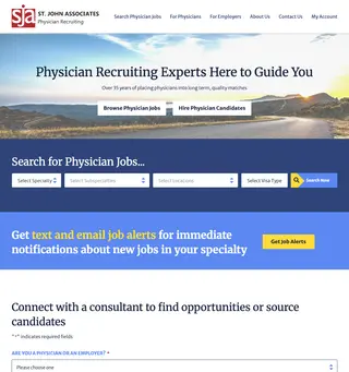 St John Associates platform preview
