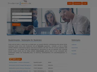 Studentenjobs24.de screenshot preview