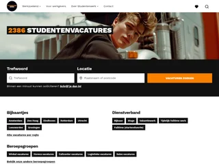 StudentenWerk.nl platform preview StudentenWerk.nl platform preview