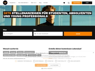 StudentJob CH platform preview