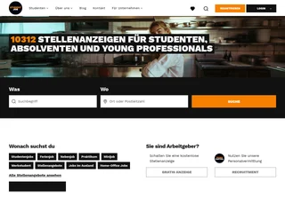 StudentJob DE screenshot preview