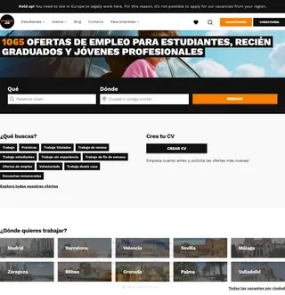 StudentJob ES screenshot preview