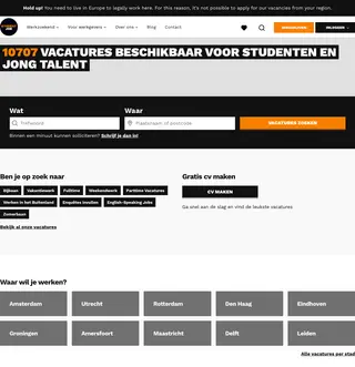 StudentJob platform preview