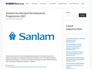 StudentRoom.co.za screenshot preview