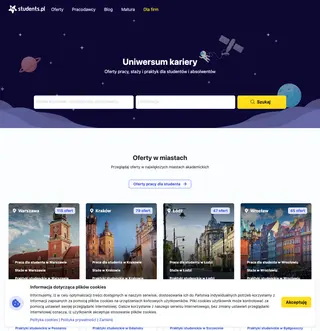 Students.pl platform preview