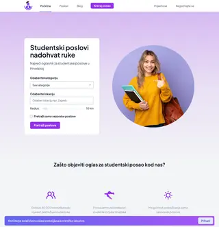 Studentski poslovi platform preview