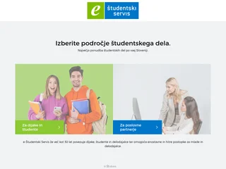 e-Študentski Servis screenshot preview