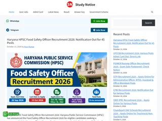 Study Notice platform preview Study Notice platform preview
