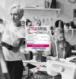 StyleCareers.com platform preview