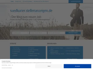 Südkurier Stellenanzeigen platform preview