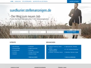 Südkurier Stellenanzeigen screenshot preview