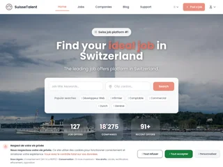 SuisseTalent platform preview