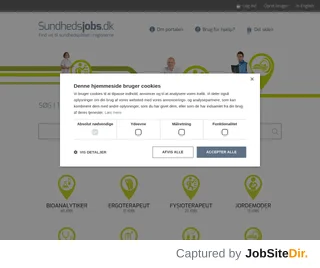 Sundhedsjobs.dk screenshot preview Sundhedsjobs.dk screenshot preview