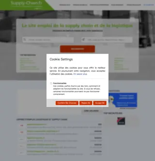 Supply-Chain.fr platform preview