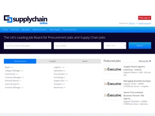 Supply Chain Online platform preview