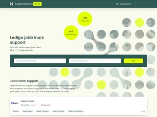 Supportjobb.nu platform preview
