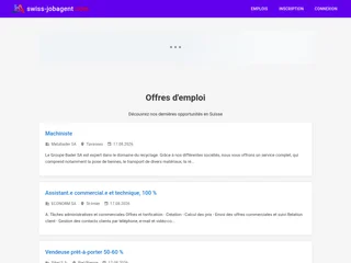 swiss-jobagent.com platform preview