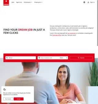 Synergie Jobs platform preview