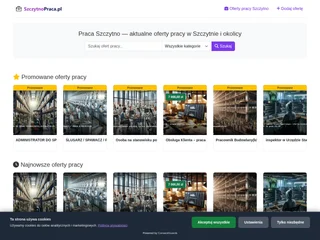 szczytnopraca.pl platform preview