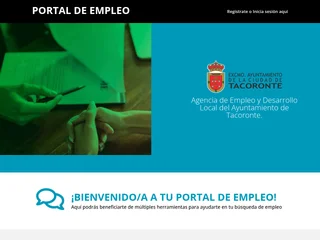 Portal de empleo - Agencia de desarrollo Local del Ayuntamiento de Tacoronte platform preview Portal de empleo - Agencia de desarrollo Local del Ayuntamiento de Tacoronte platform preview