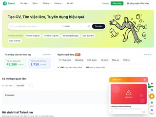 Talent.vn platform preview