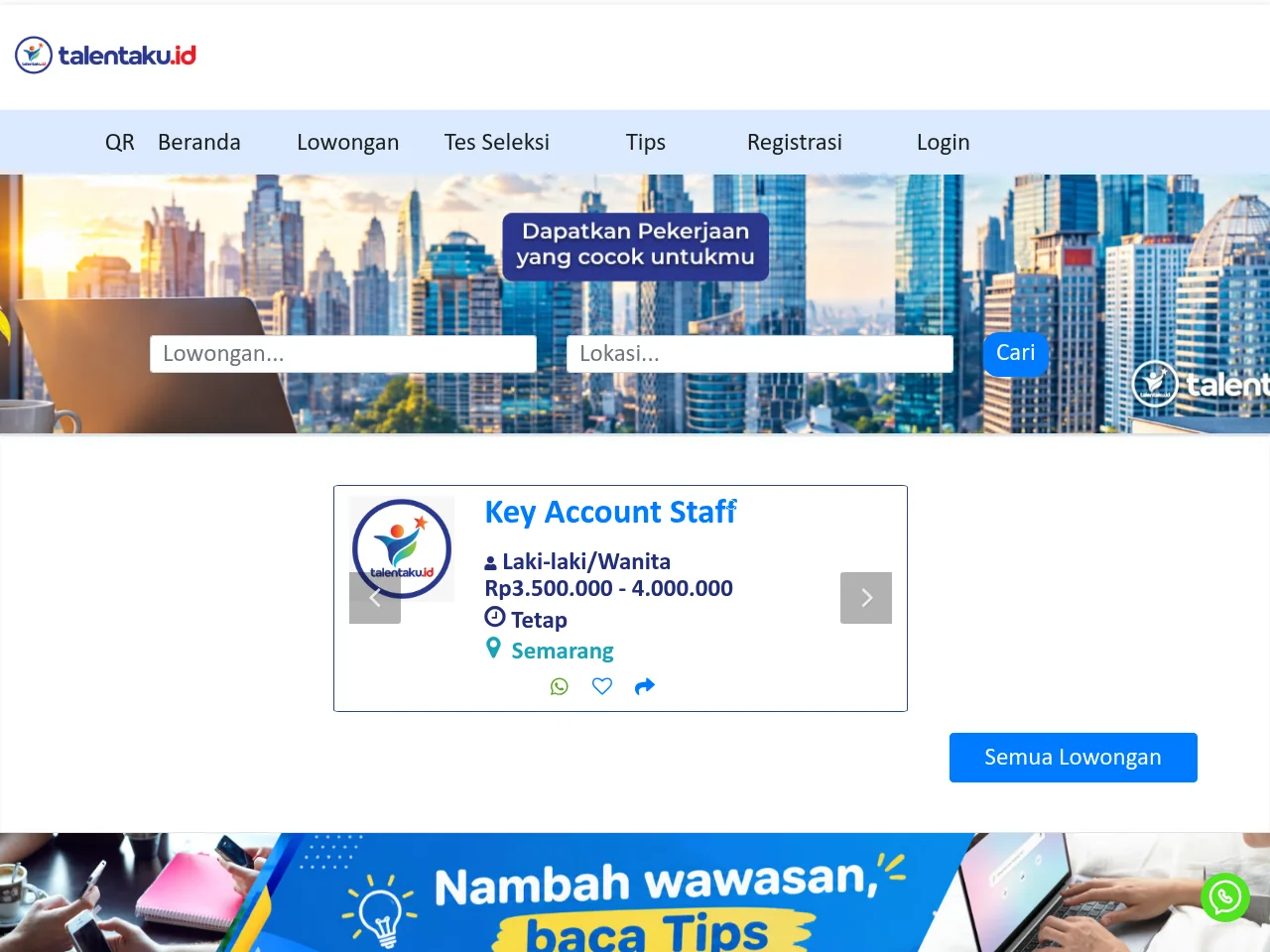 Talentaku.id screenshot Talentaku.id website screenshot