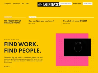 Talentbases platform preview Talentbases platform preview