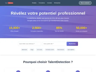 TalentDetection platform preview TalentDetection platform preview