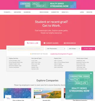 TalentEgg.ca platform preview