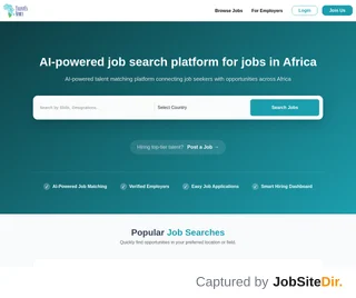 TalentEx Africa platform preview