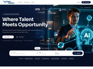 TalentHunters platform preview