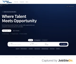 TalentHunters platform preview