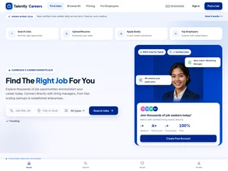 Talently Careers platform preview Talently Careers platform preview