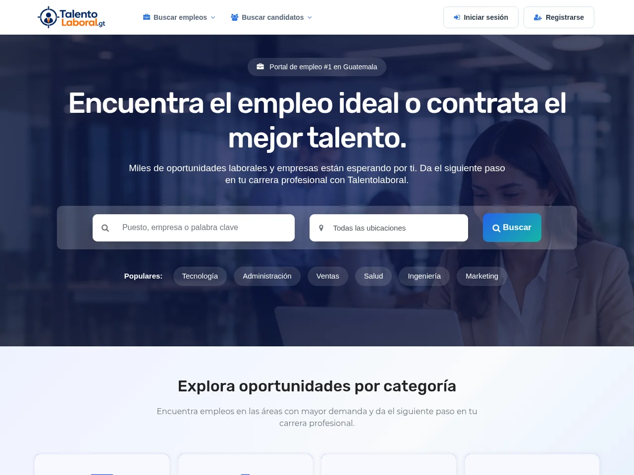 Talento Laboral screenshot Talento Laboral website screenshot