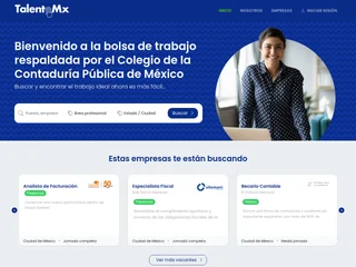 Talento MX platform preview Talento MX platform preview