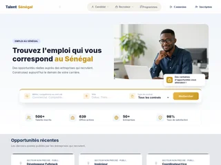 Talent Sénégal screenshot preview