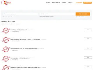 Talents Partners platform preview