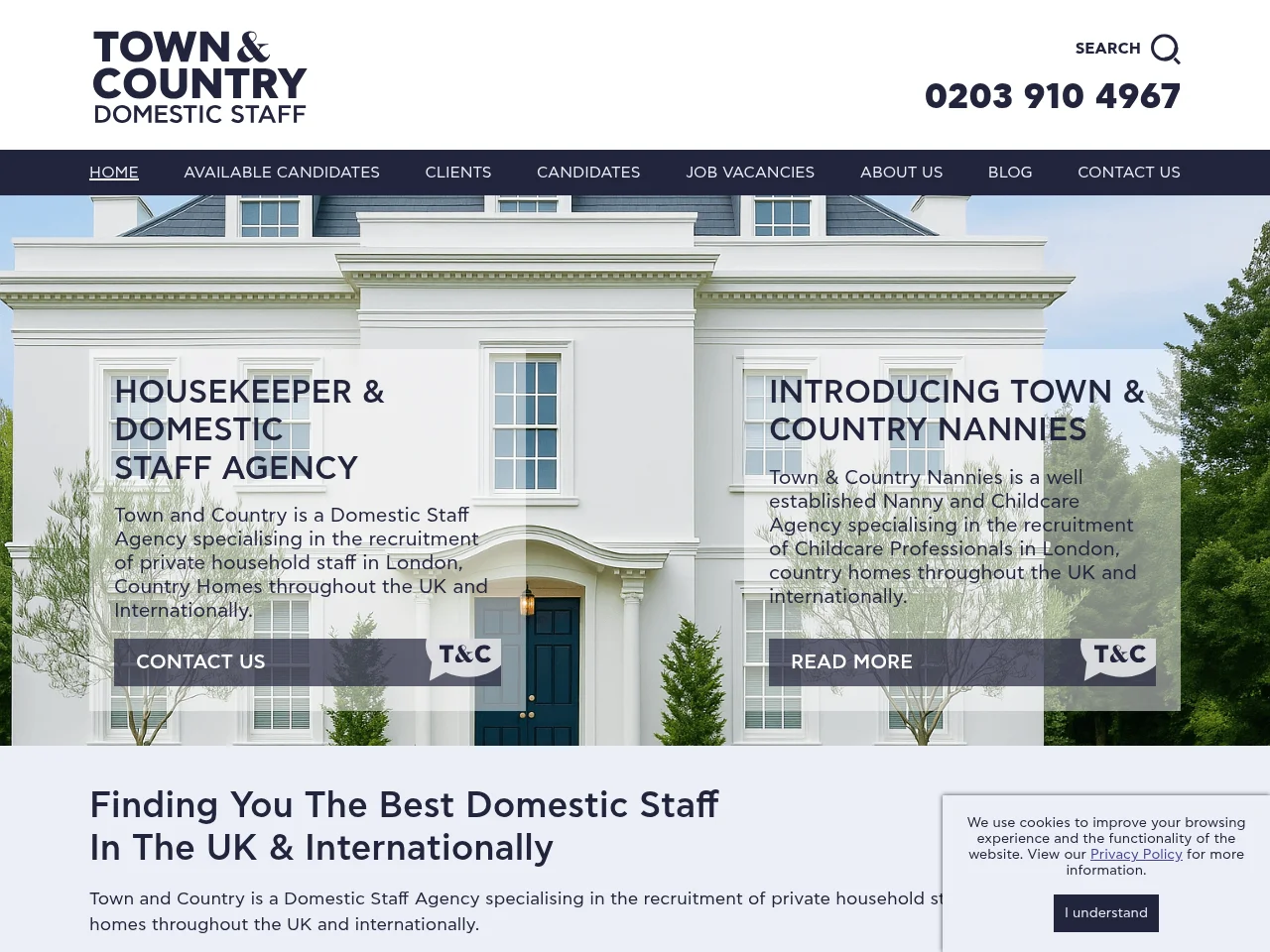 Town and Country Staff website screenshot