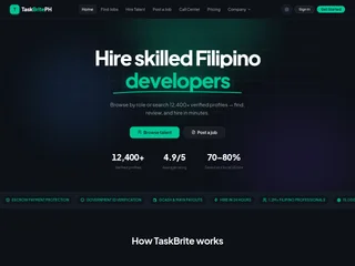 TaskBrite platform preview TaskBrite platform preview