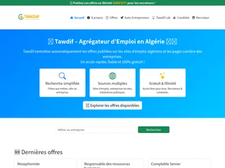 Tawdif screenshot preview