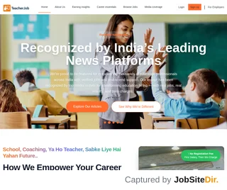 TeacherJob.in platform preview