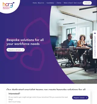 HCRG Workforce Solutions screenshot preview